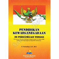Image of Pendidikan kewarganegaraan di perguruan tinggi