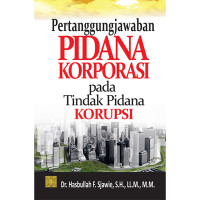 Image of Pertanggungjawaban pidana korporasi pada tindak pidana korupsi